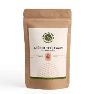 Exquisiter Grüner Tee mit echten Jasminblüten von North Natural